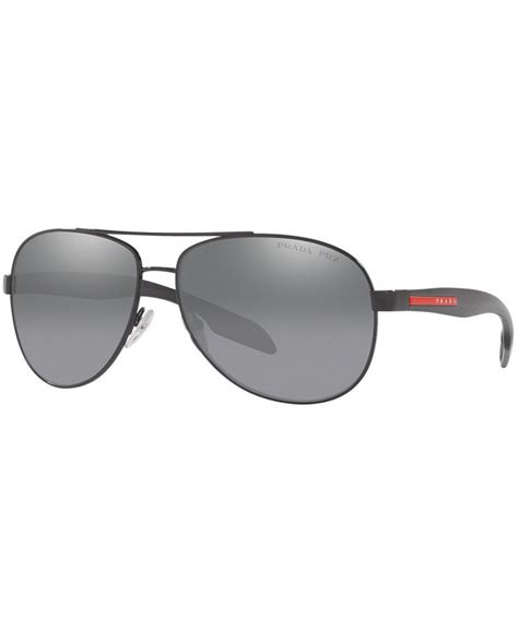 Prada Linea Rossa Men's Polarized Sunglasses, PS 53PS 